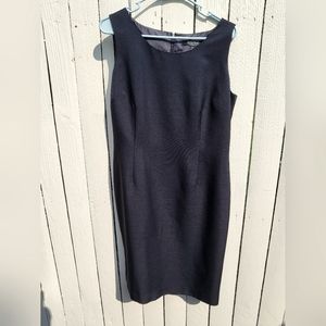 Kasper shift dress, black, size 14